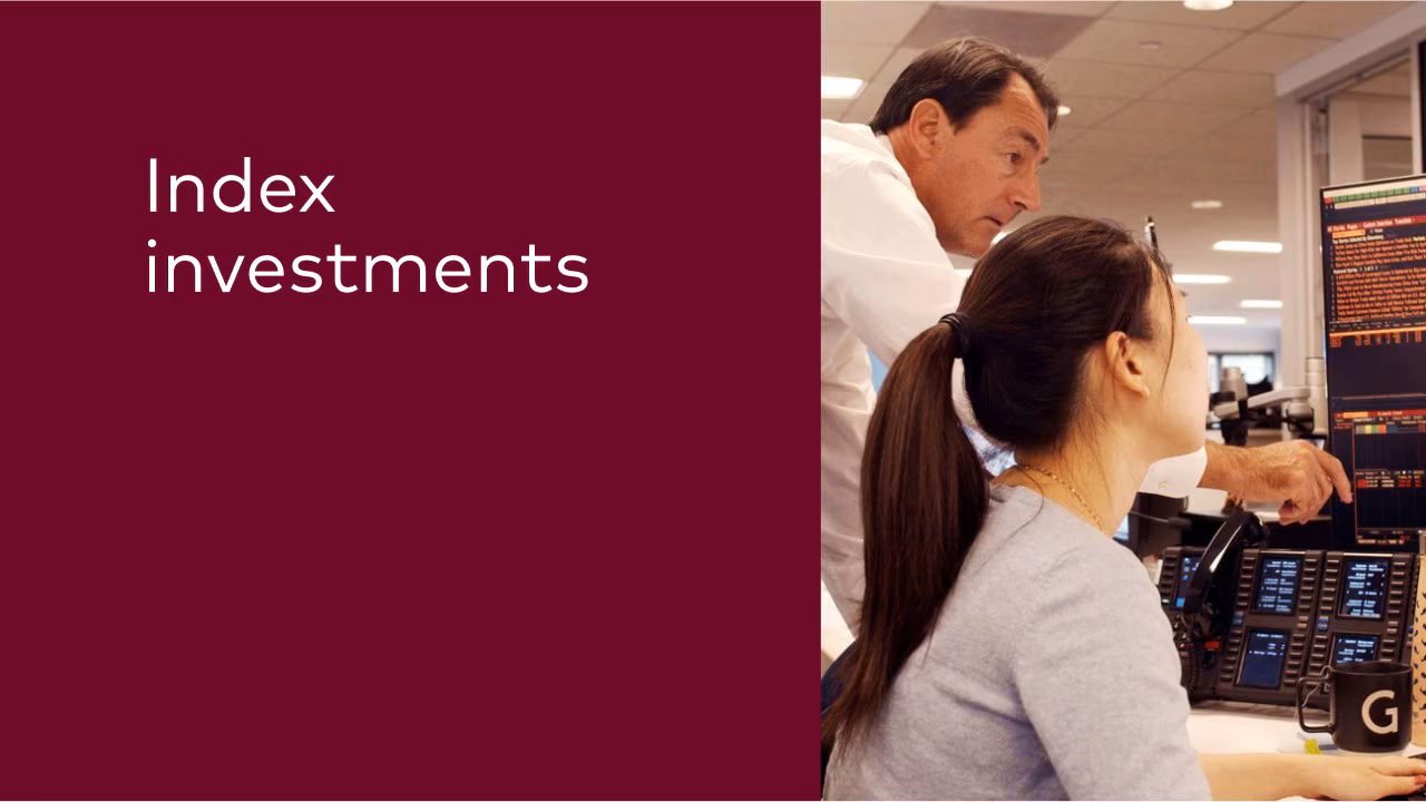 Video or clip - The professionals behind our index mandates